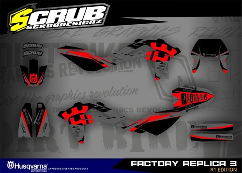 Kit adesivi grafici - , husqvarna
